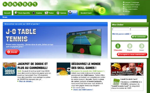 Unibet skill